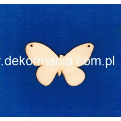 Motyl 10x7cm , motyl z dwoma otworami 10x7cm  , sklejka